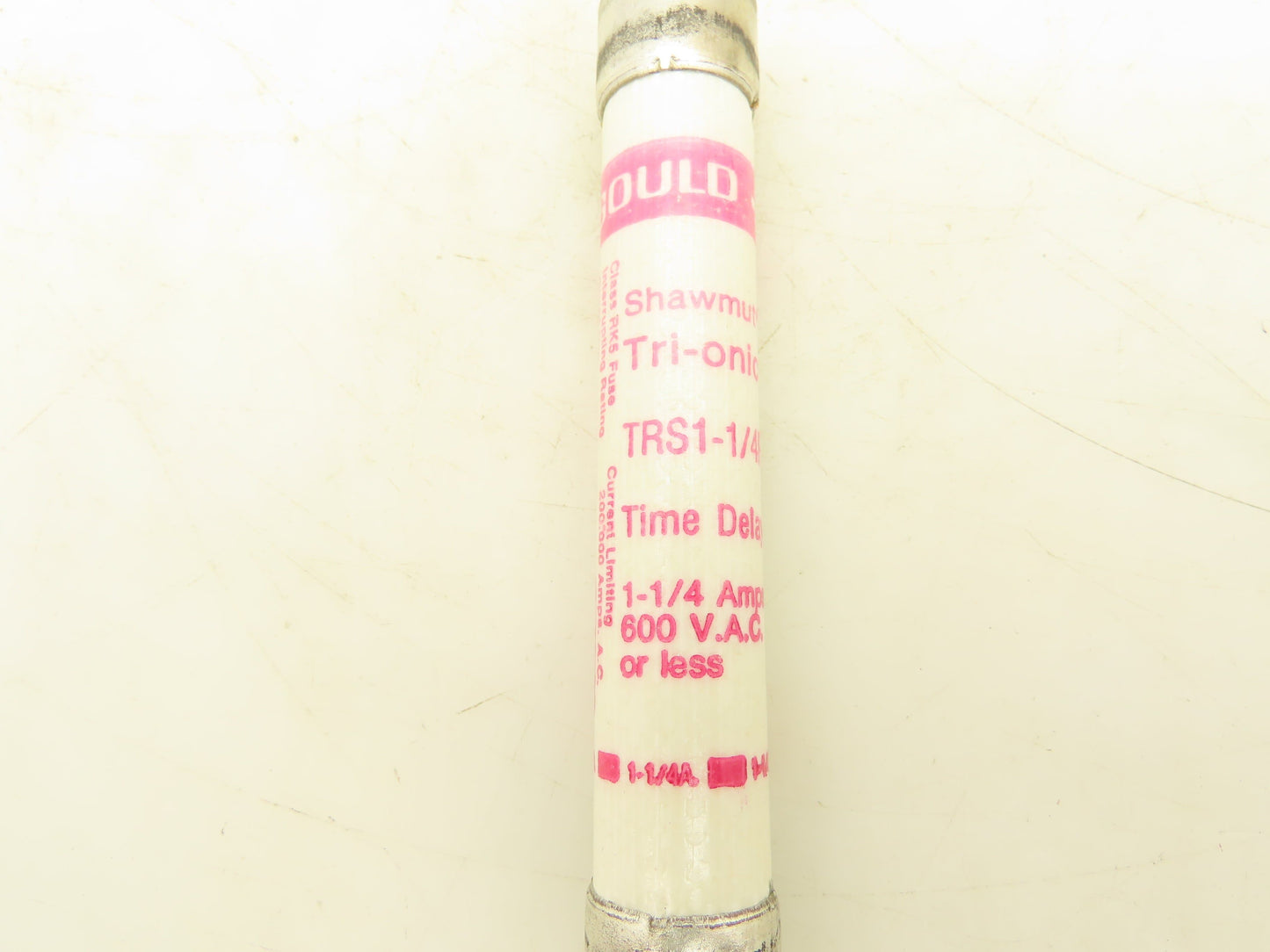Shawmut TRS1-1/4 R Tri-onic Time Delay Fuse 1.25A 600VAC 600VDC Lot Of 30