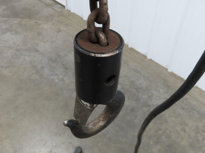 CM Lodestar A Electric Chain Hoist 1/8 Ton 250 LB 32 FPM 9' Lift 7' Control 3PH