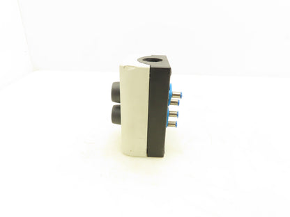 Festo 6817 SV-3-M5  2-Station Pneumatic Pushbutton Manual Valve Control Panel