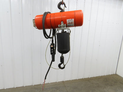CM Lodestar Electric Chain Hoist 1/8 Ton 32 FPM Variable Speed 9' Lift 460V