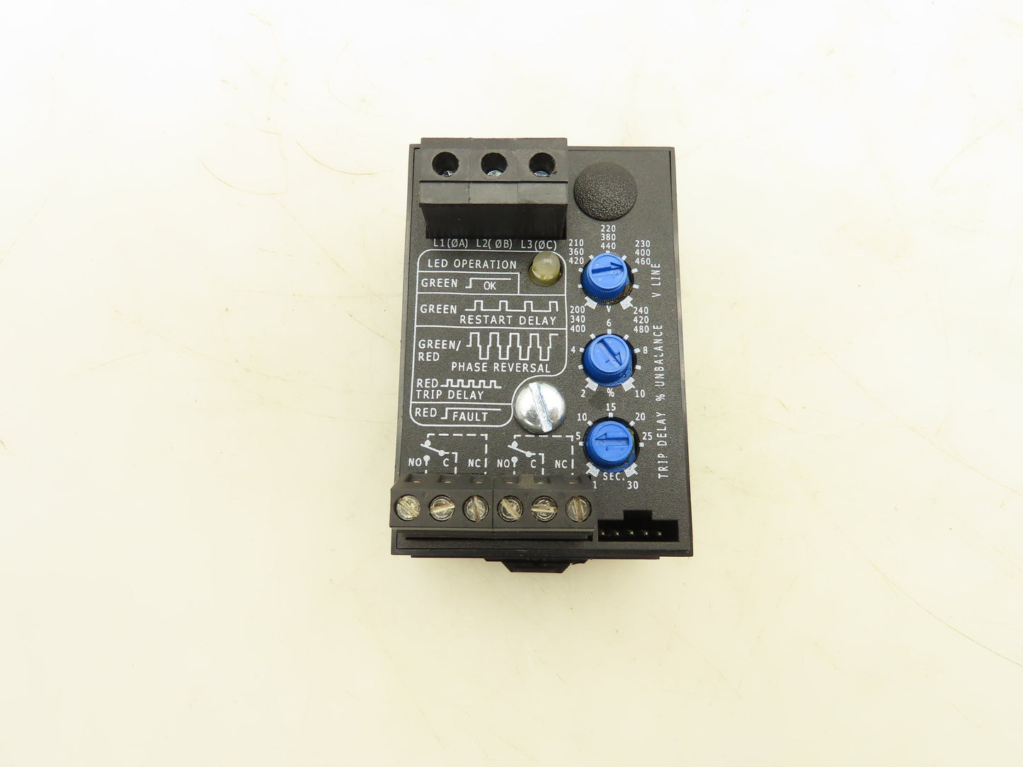 Little Fuse HLMUDNAAN Time Delay Module Relay 3 Phase Voltage Monitor 200-480V