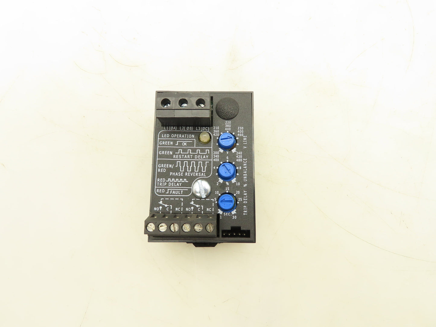 Little Fuse HLMUDNAAN Time Delay Module Relay 3 Phase Voltage Monitor 200-480V