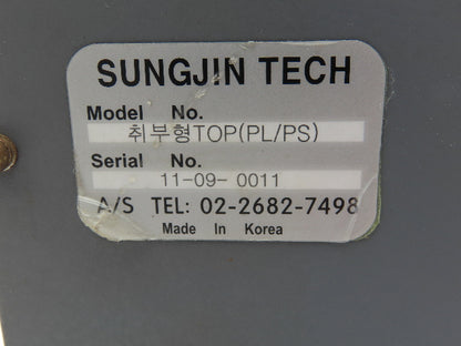 Sungjin Tech TOP Table Change Control Panel 24V Backlight E-Stop Pushbutton