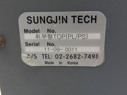 Sungjin Tech TOP Table Change Control Panel 24V Backlight E-Stop Pushbutton