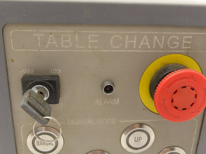 Sungjin Tech TOP Table Change Control Panel 24V Backlight E-Stop Pushbutton