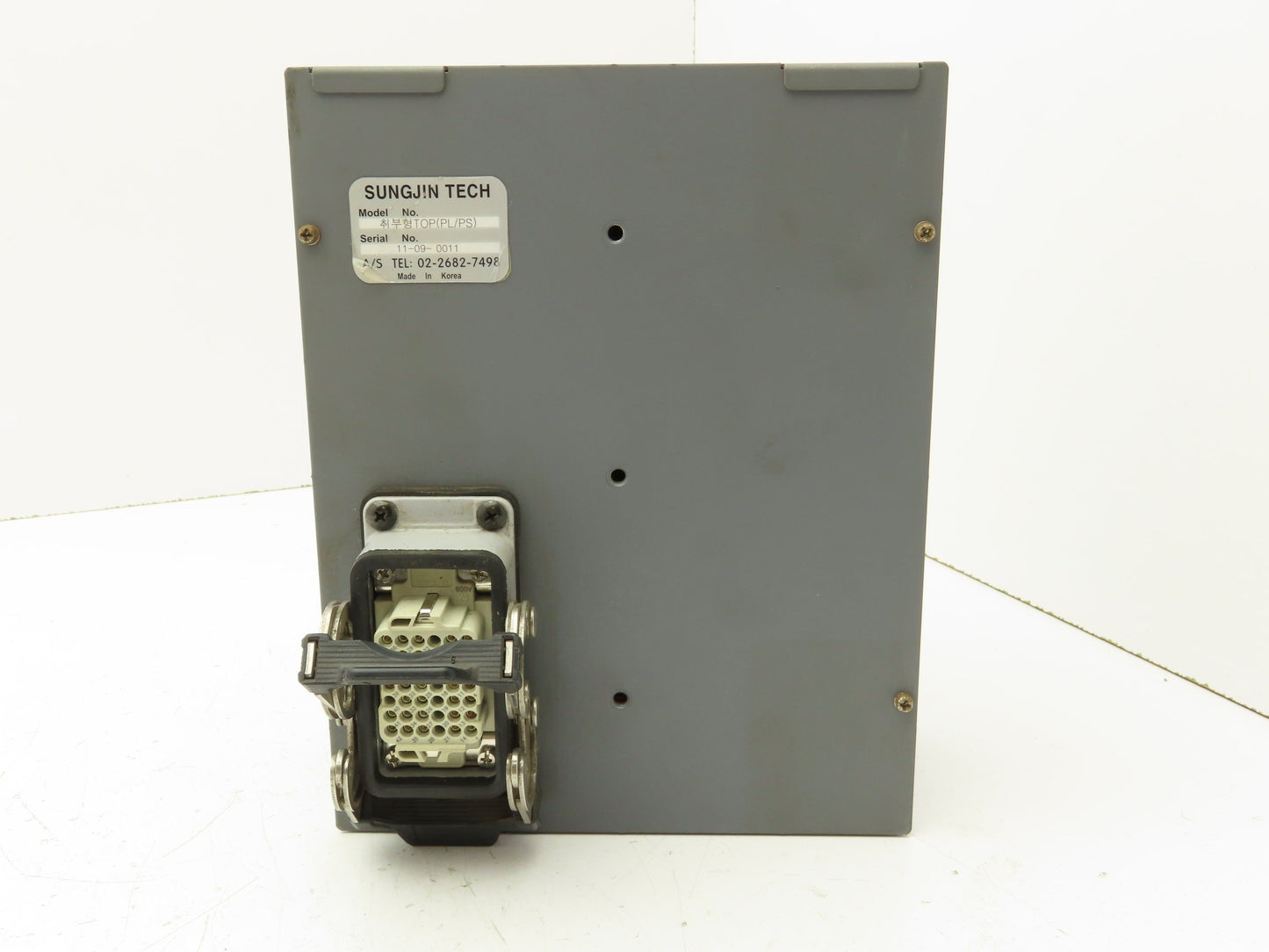 Sungjin Tech TOP Table Change Control Panel 24V Backlight E-Stop Pushbutton