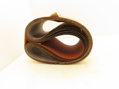 Klingspor 310080X06004804 Abrasive Belt 80 Grit Aluminum Oxide 6"x48" Lot Of 10