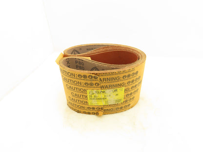 Klingspor 310080X06004804 Abrasive Belt 80 Grit Aluminum Oxide 6"x48" Lot Of 10
