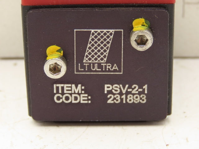 LT Ultra PSV-2-1 Pneumatic Servo Valve Manifold Unit 10V