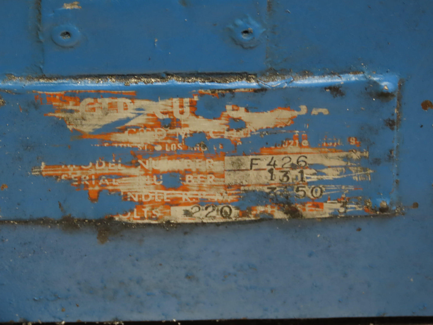 CTD F426 Straight Cut-Off Saw 16" Blade 3450 RPM 5 Hp 3Ph Air Foot Control 90°