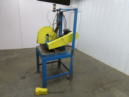 CTD F426 Straight Cut-Off Saw 16" Blade 3450 RPM 5 Hp 3Ph Air Foot Control 90°