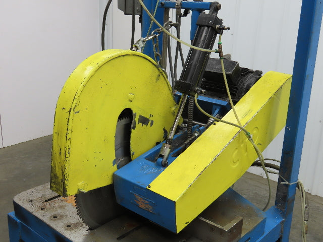 CTD F426 Straight Cut-Off Saw 16" Blade 3450 RPM 5 Hp 3Ph Air Foot Control 90°