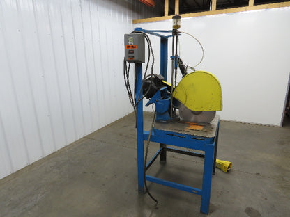 CTD F426 Straight Cut-Off Saw 16" Blade 3450 RPM 5 Hp 3Ph Air Foot Control 90°