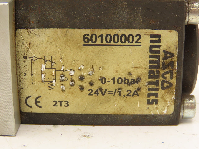 Asco Numatics 60100002 FL-3015 Joucomatic Sentronic Proportional Valve 24V