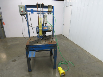 CTD F426 Straight Cut-Off Saw 16" Blade 2700 RPM 5 Hp 3Ph Air Foot Control 90°