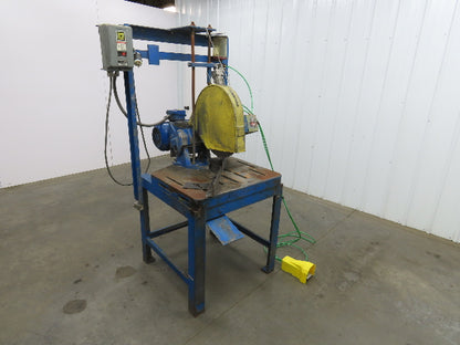 CTD F426 Straight Cut-Off Saw 16" Blade 2700 RPM 5 Hp 3Ph Air Foot Control 90°