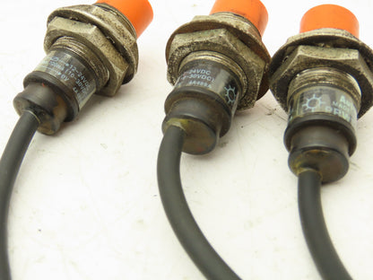 Autonics PRWT18-8DC Inductive Proximity Sensor 8mm Lot of 3