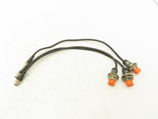 Autonics PRWT18-8DC Inductive Proximity Sensor 8mm Lot of 3