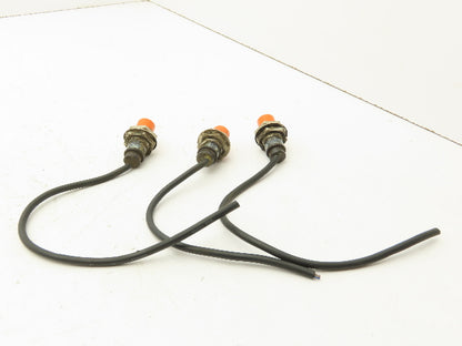 Autonics PRWT18-8DC Inductive Proximity Sensor 8mm Lot of 3