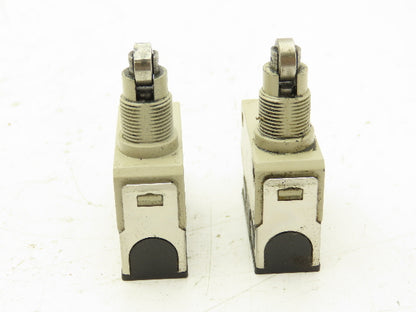 Omron D4E-1A10N Slim Compact Limit Switch Roller Plunger Lot of 2