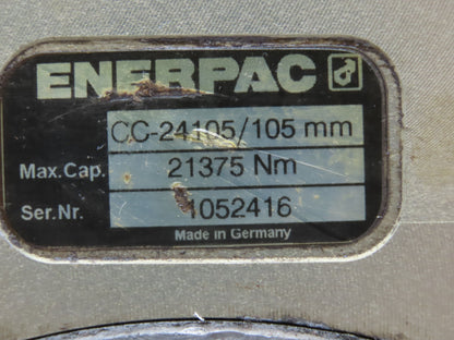 Enerpac CC 24413-HXD240 Hydraulic Torque Wrench 4-1/8" Hex Drive Cassette 105mm