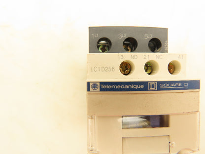 Schneider LC1D256 Contactor 24V Coil 600V 40A 20HP 3PH