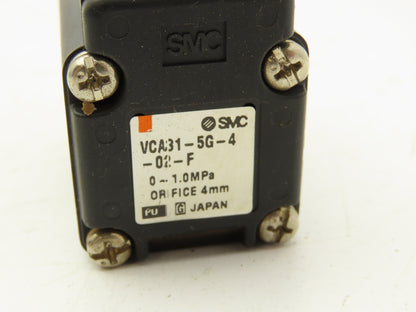 SMC VCA31-5G-4-02-F Pneumatic Solenoid Valve 24V Coil