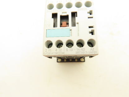 Siemens 3RT1017-1AF01 Contactor 110V 12A 3 Pole 10HP Max