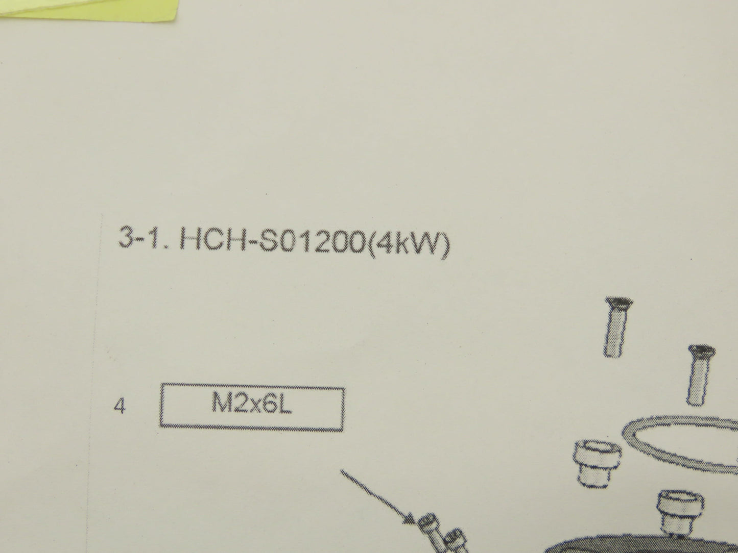 HK America HCH-S01200 4kW Co2 Laser Cutter S5 Head Body & Flange Repair Kit