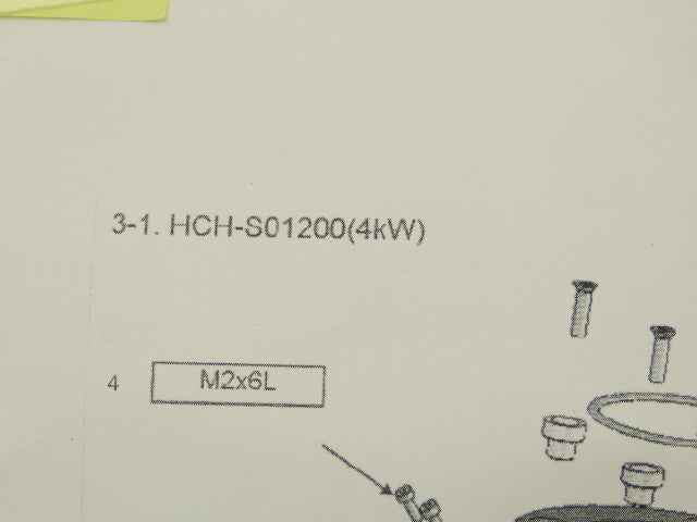 HK America HCH-S01200 4kW Co2 Laser Cutter S5 Head Body & Flange Repair Kit