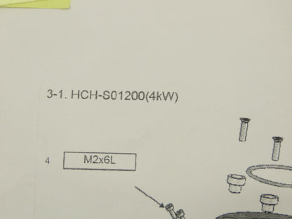 HK America HCH-S01200 4kW Co2 Laser Cutter S5 Head Body & Flange Repair Kit