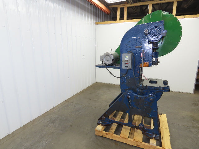 Alva Allen BT25 Mechanical OBI Punch Press 25 Ton 2-1/2" Stroke 8" Throat 3Ph