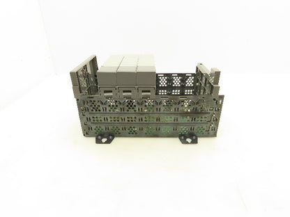 Allen Bradley SLC500 7 Slot Modular Chassis With 3 Card Slot Fillers Ser.B