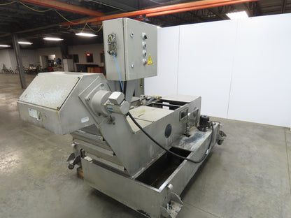 Syst Scraper Belt Chip Conveyor Coolant Recovery 3-Pump Filtration Tank