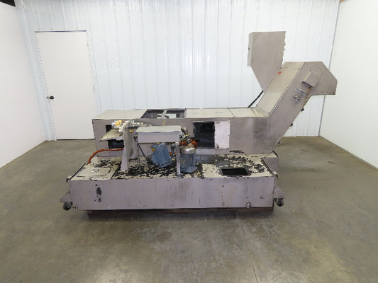 Syst Scraper Belt Chip Conveyor Coolant Recovery 3-Pump Filtration Tank