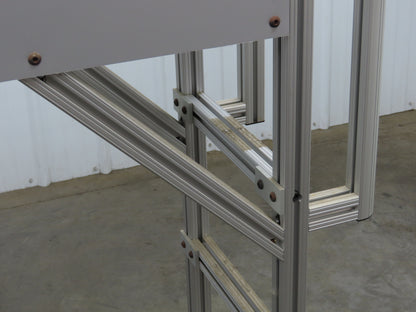 Parco Crossover Bridge Ladder Conveyor Walkover 40" Tall 47" Wide Aluminum