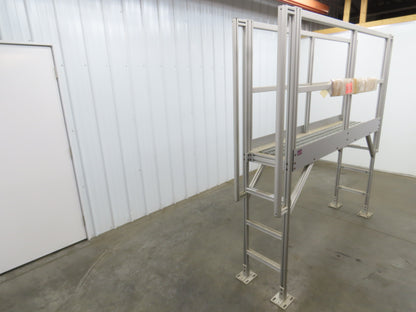 Parco Crossover Bridge Ladder Conveyor Walkover 40" Tall 47" Wide Aluminum