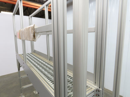 Parco Crossover Bridge Ladder Conveyor Walkover 40" Tall 47" Wide Aluminum