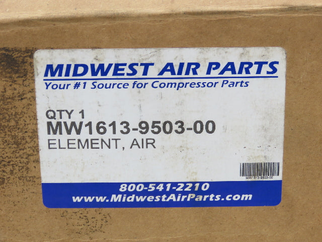 Midwest Air Atlas Copco 1613-9503-00 Air Compressor Air Filter Element
