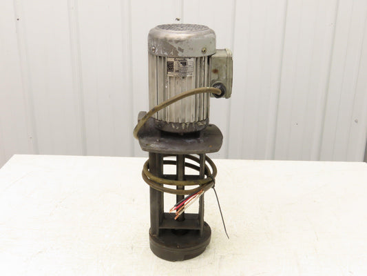 Graymills IMV100-F Vertical Immersion Coolant Pump 1HP 230/460V 3.2/2.0A 3PH