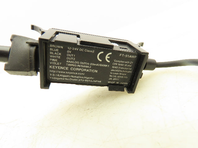 Keyence FT55AWP FT-55AWP Digital Infrared Temperature Sensor