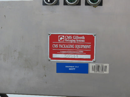 CMS Gilbreth Heat Tunnel Bottle Shrink Label Packaging Equipment 230V 3Ph