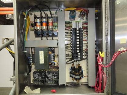 CMS Gilbreth Heat Tunnel Bottle Shrink Label Packaging Equipment 230V 3Ph