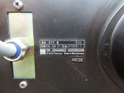 DR. Johannes Heidenhain BE 211 B PLC Display Monitor 11.5" Screen