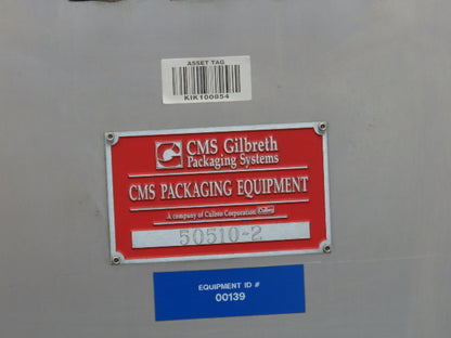 CMS Gilbreth Heat Tunnel Bottle Shrink Label Packaging Equipment 230V 3Ph