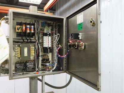 CMS Gilbreth Heat Tunnel Bottle Shrink Label Packaging Equipment 230V 3Ph