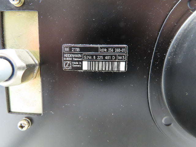 DR. Johannes Heidenhain BE 211 B PLC Display Monitor 11.5" Screen