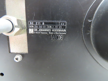 DR. Johannes Heidenhain BE 211 B PLC Display Monitor 11.5" Screen