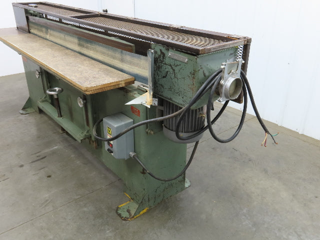 Rodgers 40A-74 Edge Sander 6 x 74" Woodworking Machine 5Hp 230/460V Motor