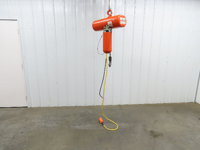 CM Lodestar A Electric Chain Hoist 1/8 Ton 250 LB 32 FPM 12' Lift 230/460 Volt